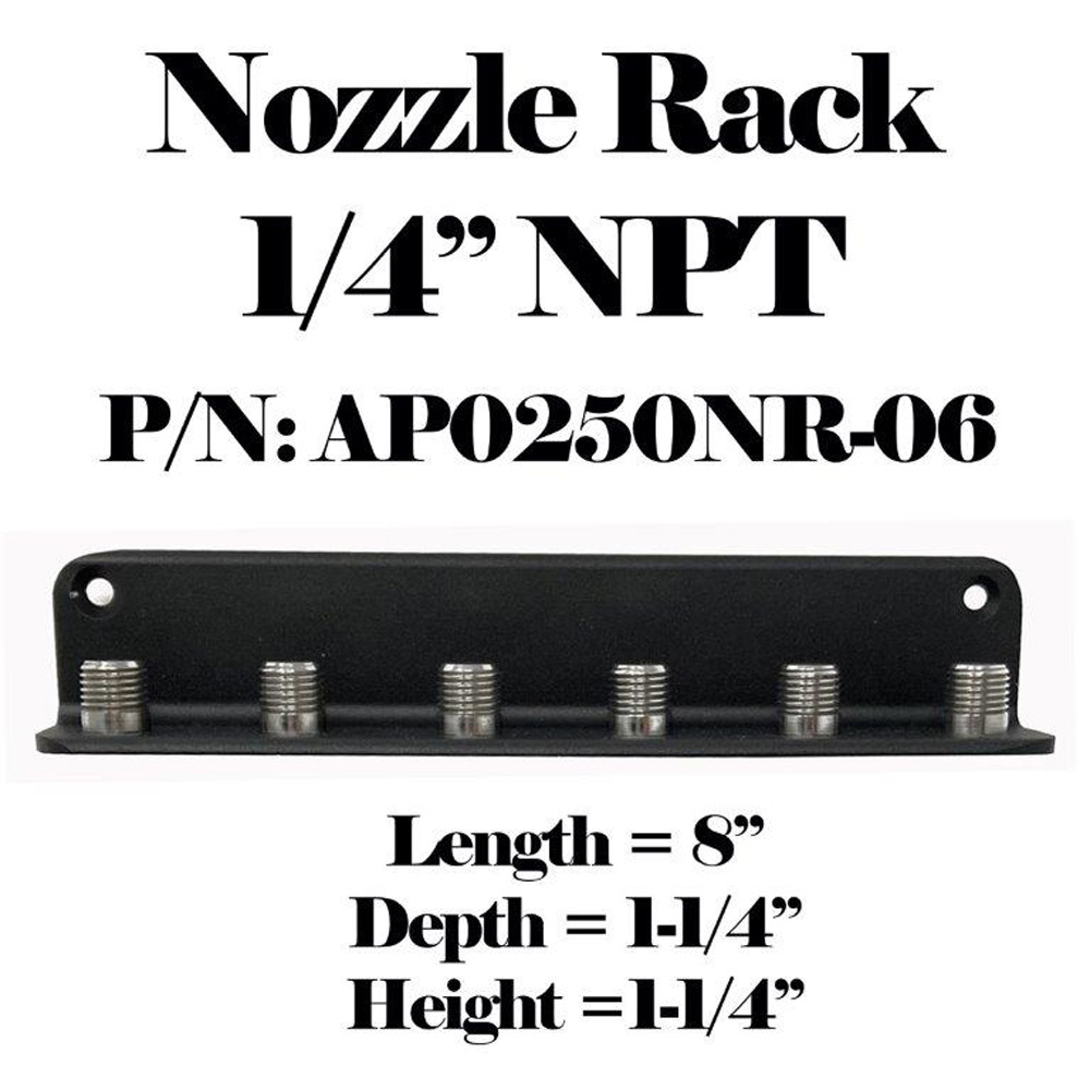 1/4 inch NPT Nozzle Rack