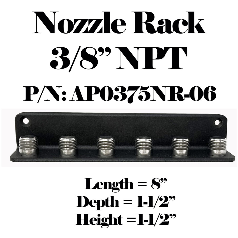 3/8 inch NPT Nozzle Rack